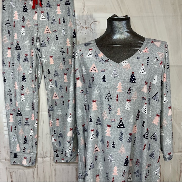 LuLaRoe Dream 2XL Holly Pajama Set - Picture 3 of 12